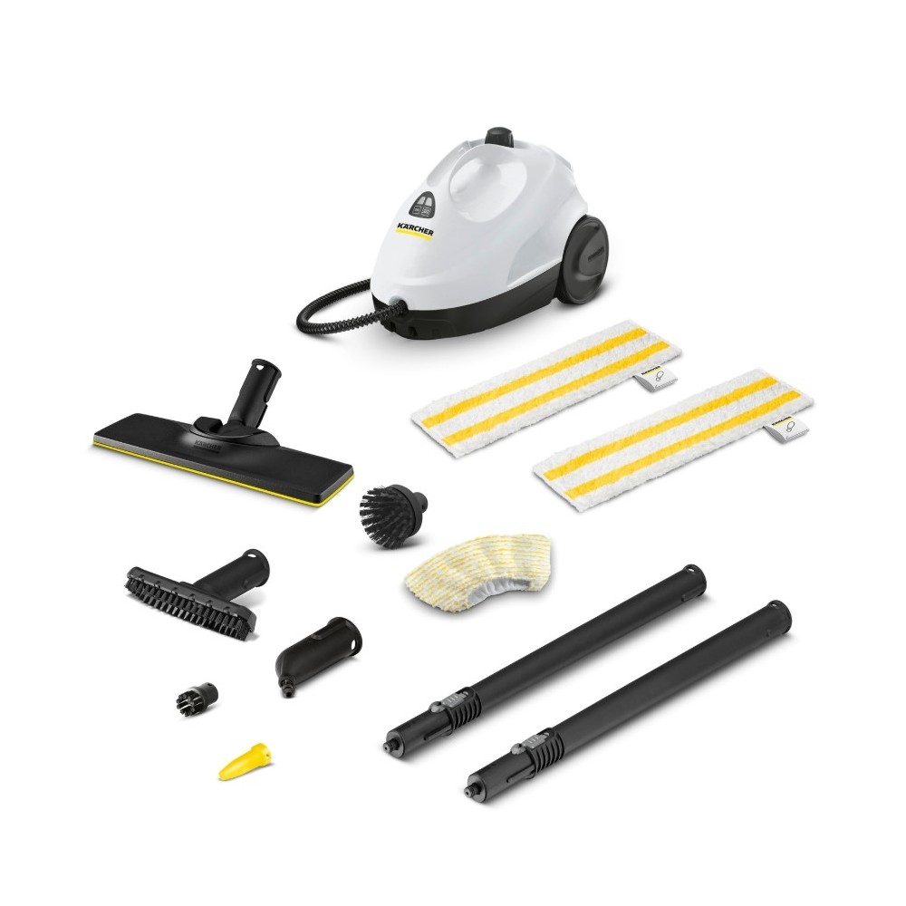 SC 2 Plus (1500 W 3,2 bar 75 m²)Home Line EasyFix Parownica mop parowy Karcher ZABIJA WIRUSY BAKTERIE