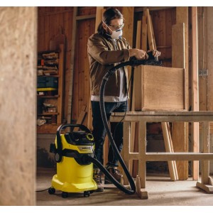 WD 5 P V-25/5/22 (1100W  25L) odkurzacz przemysłowy Karcher z gniazdem