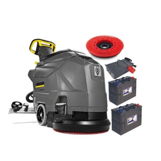 BD 50/50 C Bp Classic (2040 M²/H 50CM 50 L) szorowarka Karcher + MOCNE AKUMULATORY + ładowarka