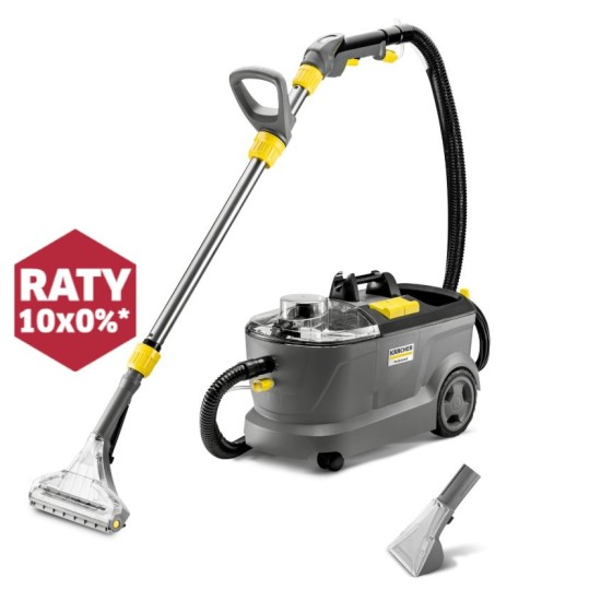 Puzzi 10/1 ADV (1250 W / 10 L / 254 mbar) Profesjonalny odkurzacz piorący Karcher + wąż 4 m