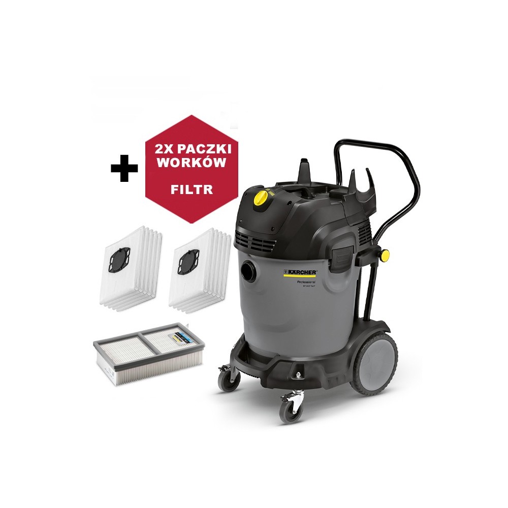 NT 65/2 Tact² (2760W 65L DN 40)  profesjonalny odkurzacz uniwersalny Karcher