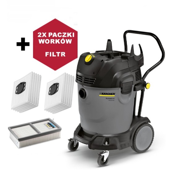 NT 65/2 Tact² (2760W 65L DN 40)  profesjonalny odkurzacz uniwersalny Karcher