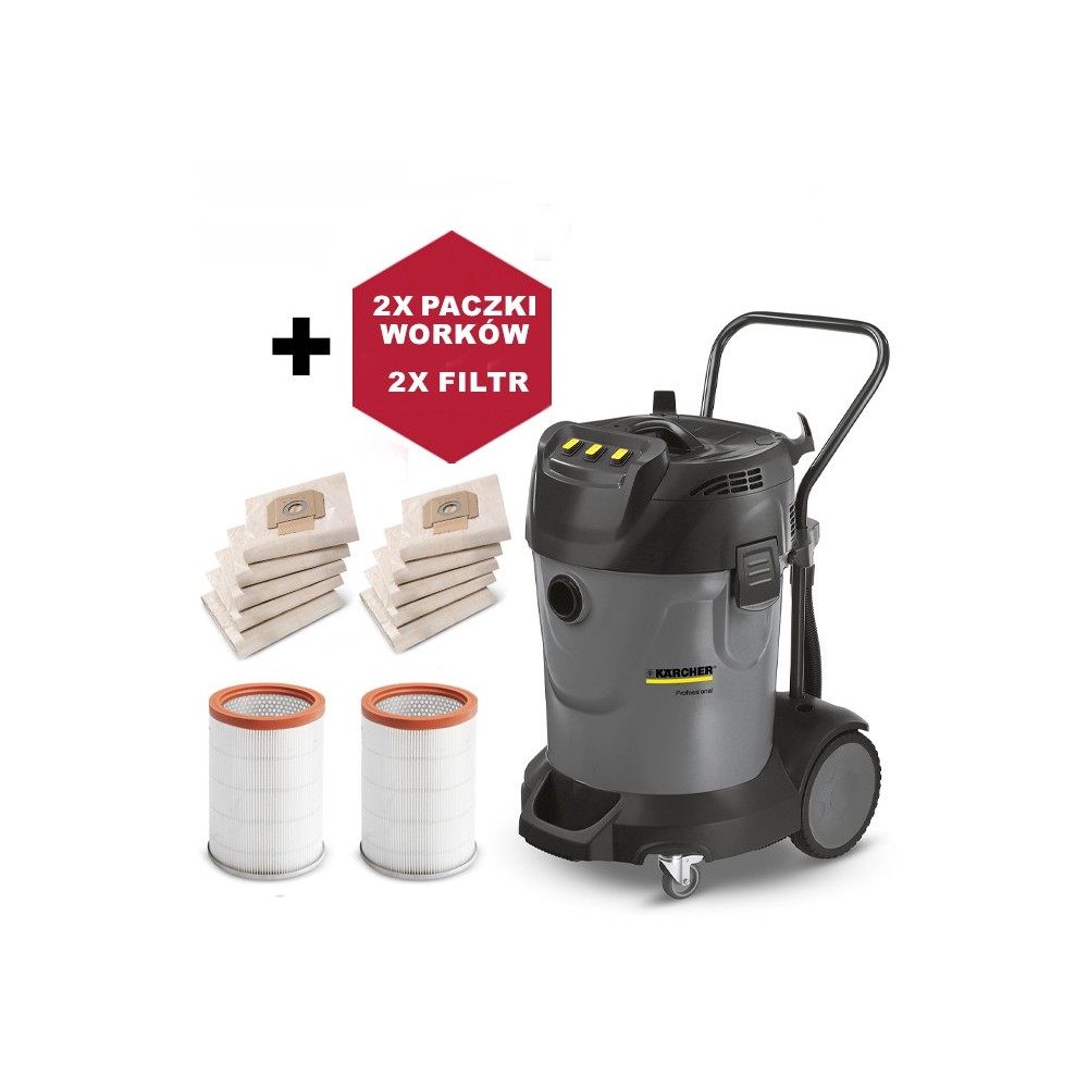 NT 70/3  (3600W 70L DN 40) profesjonalny Karcher 3 turbiny