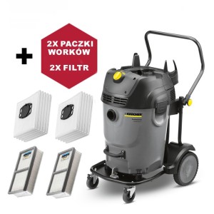 ODKURZACZ UNIWERSALNY NT 65/2 Tact² Tc profesjonalny Karcher (2760W, 65L, DN 40)