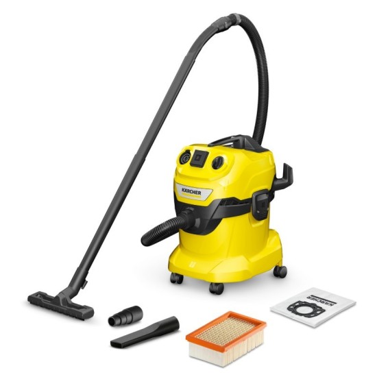 WD 4 P V-20/5/22 (240mbar, 20l) Odkurzacz Domowo-Warsztatowy Karcher