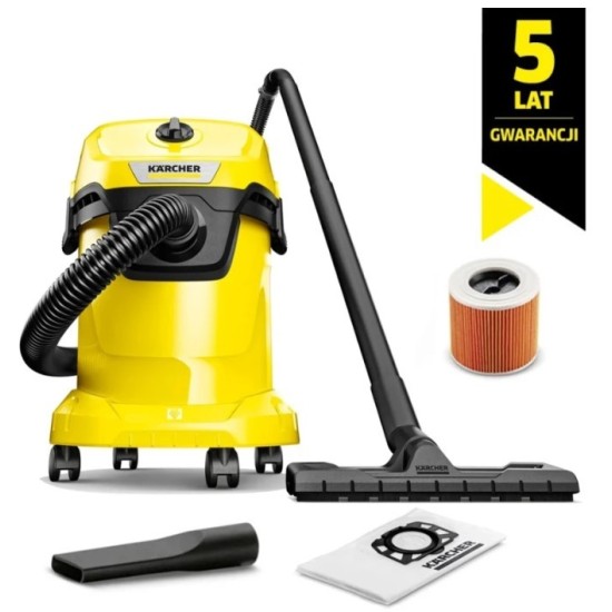WD 3 V-17/4/20 (200AW, 1000W, 17L) odkurzacz uniwersalny Karcher