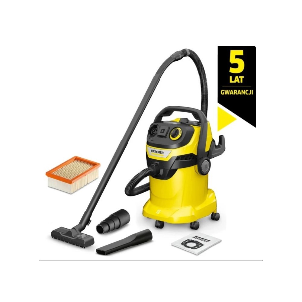 WD 5 P V-25/5/22 (1100W  25L) odkurzacz przemysłowy Karcher z gniazdem