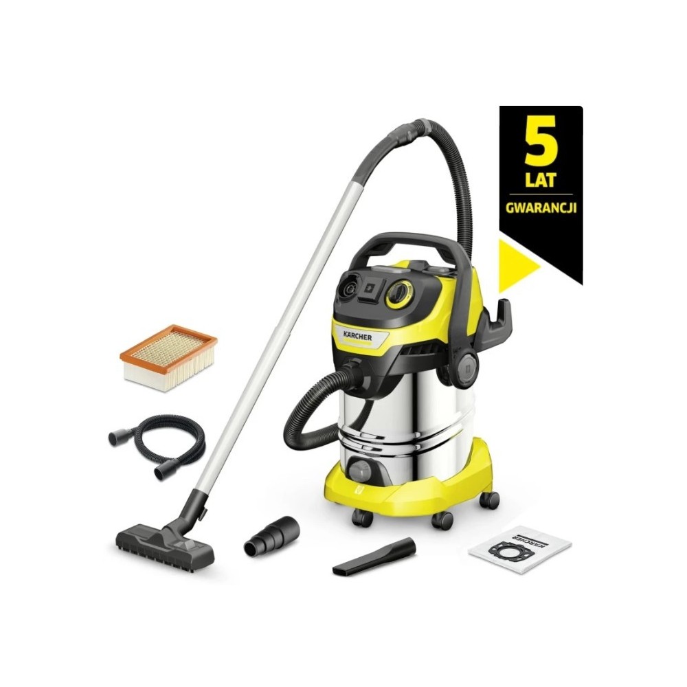 WD 6 P (260AW, 1300W, 30L) GNIAZDKO odkurzacz Karcher PRZEMYSŁOWY