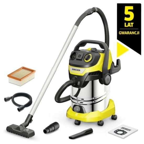WD 6 P (260AW, 1300W, 30L) GNIAZDKO odkurzacz Karcher PRZEMYSŁOWY