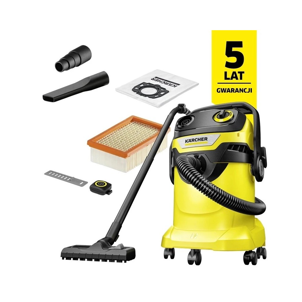 WD 5 Control 25/5/22 (260mbar, 25L) Odkurzacz Domowo-Warsztatowy Karcher