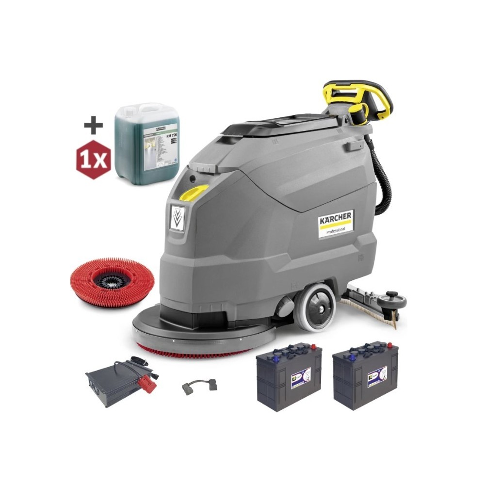BD 50/50 C Bp Classic (2040 M²/H 50CM 50 L) szorowarka Karcher + MOCNE AKUMULATORY + ładowarka