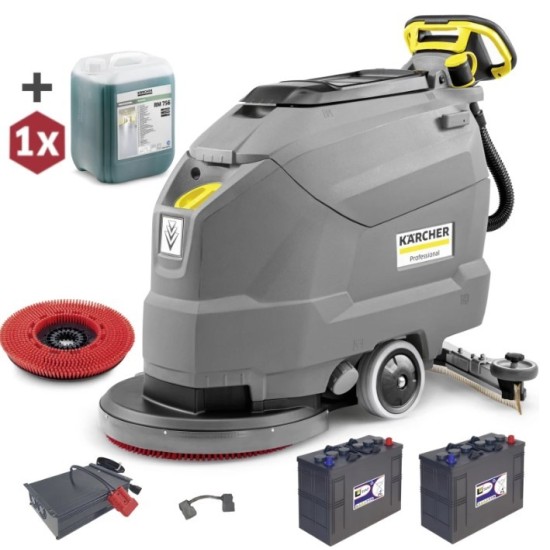 BD 50/50 C Bp Classic (2040 M²/H 50CM 50 L) szorowarka Karcher + MOCNE AKUMULATORY + ładowarka