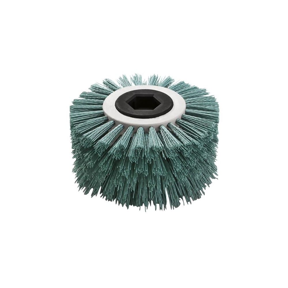 Szczotka kątowa, twarda, zielona, średnica 170 mm