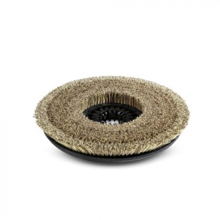 Szczotka tarczowa z naturalnym włosiem, miękka, średnica 385 mm