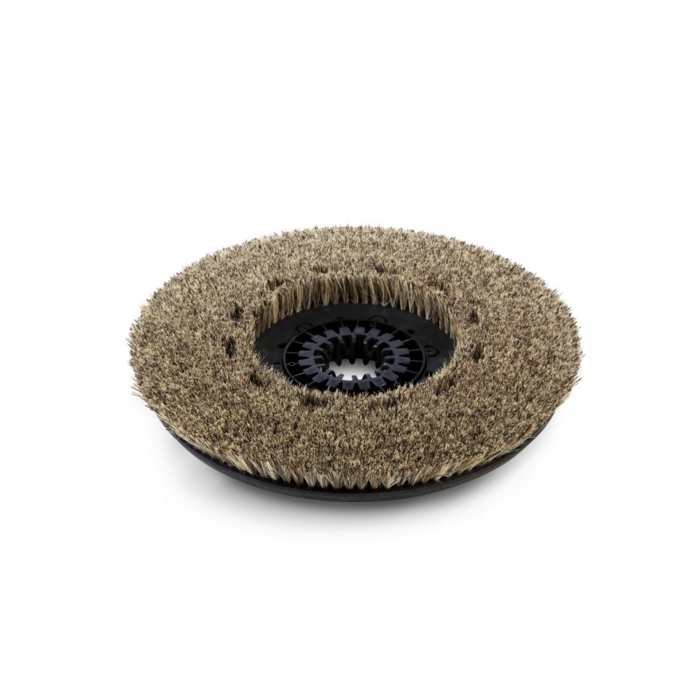 Szczotka tarczowa z naturalnym włosiem, miękka, średnica 510 mm