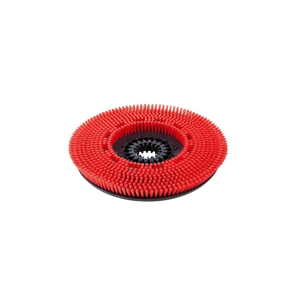 Szczotka tarczowa o średnim stopniu twardości, czerwona, średnica 510 mm