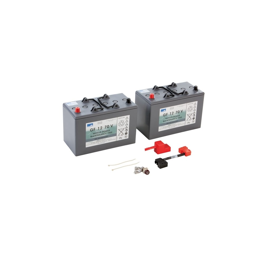 Zestaw baterii bezobsługowych (24 V / 76 Ah)
