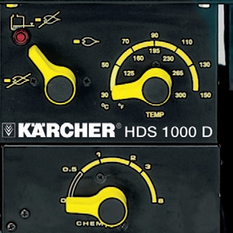 Profesjonalna myjka wysokociśnieniowa HDS 1000 DE firmy Karcher: Łatwa obsługa